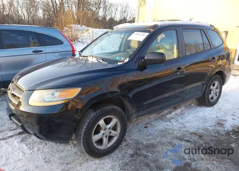 2008 Hyundai Santa Fe Gls z USA, uszkodzony, nr VIN 5NMSG73D48H185192